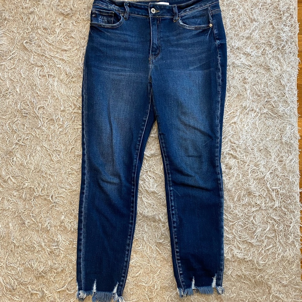 Kancan stretch, cropped jeans, 30. EUC